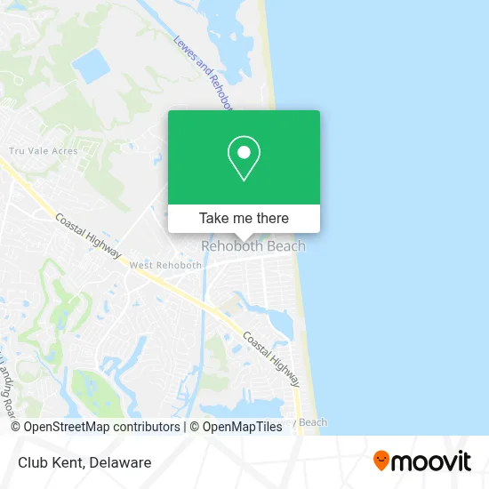 Club Kent map