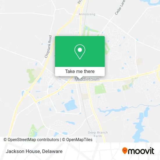 Jackson House map
