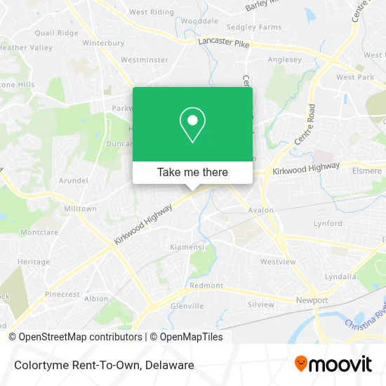 Colortyme Rent-To-Own map
