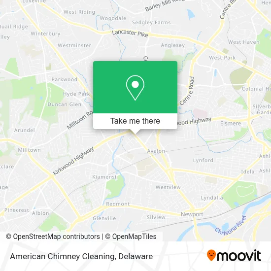 American Chimney Cleaning map