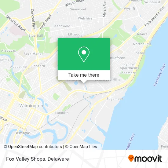 Fox Valley Shops map