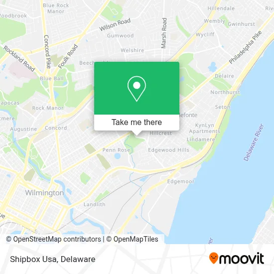 Shipbox Usa map