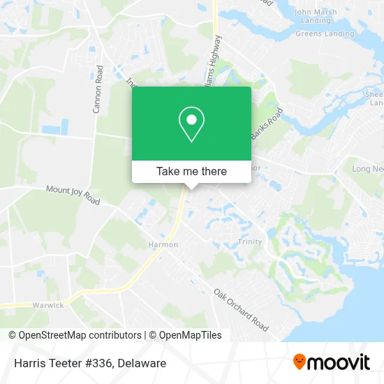 Harris Teeter #336 map