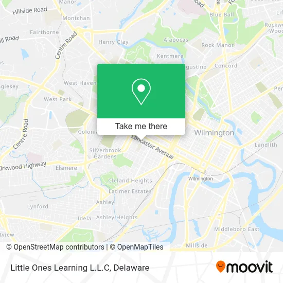 Little Ones Learning L.L.C map