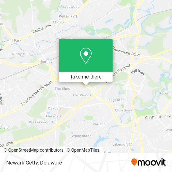Newark Getty map