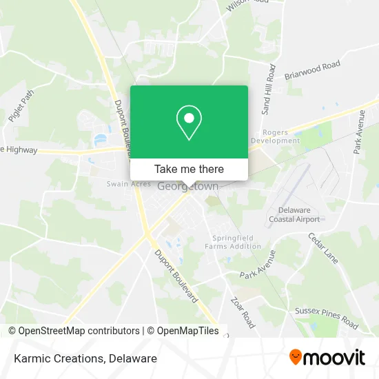 Karmic Creations map