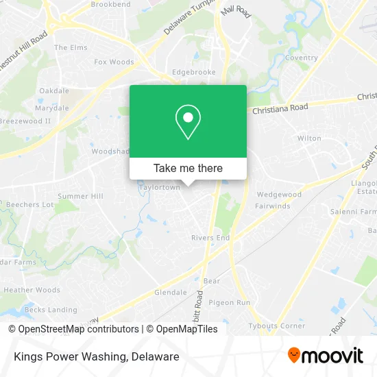 Kings Power Washing map