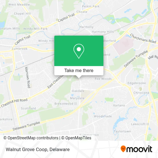 Walnut Grove Coop map
