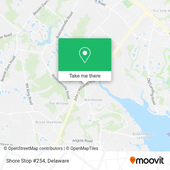 Shore Stop #254 map