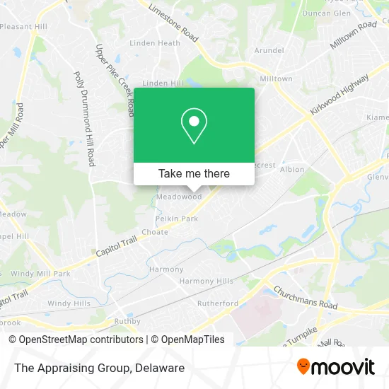 The Appraising Group map