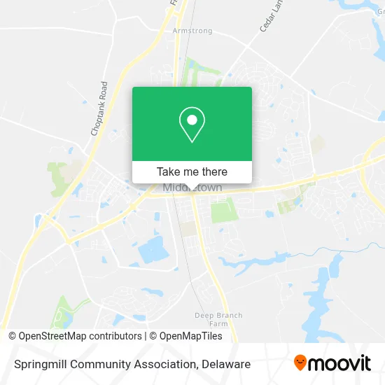 Springmill Community Association map