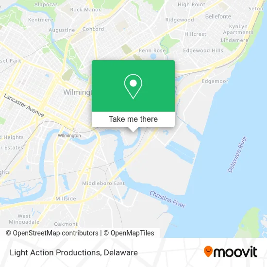 Light Action Productions map