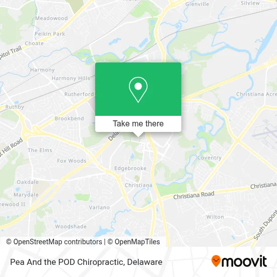 Pea And the POD Chiropractic map