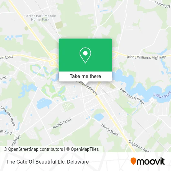 The Gate Of Beautiful Llc map