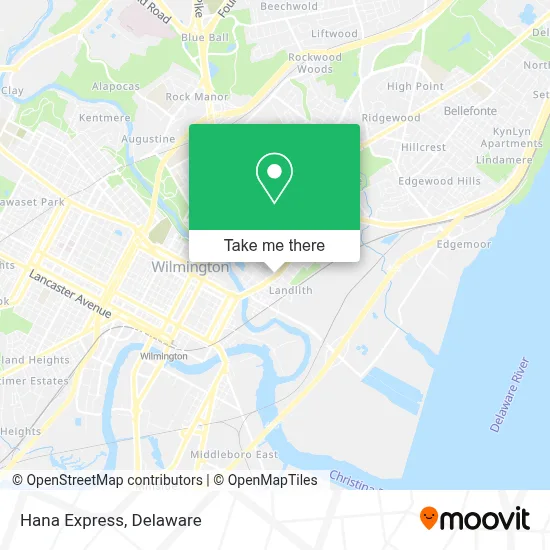 Hana Express map