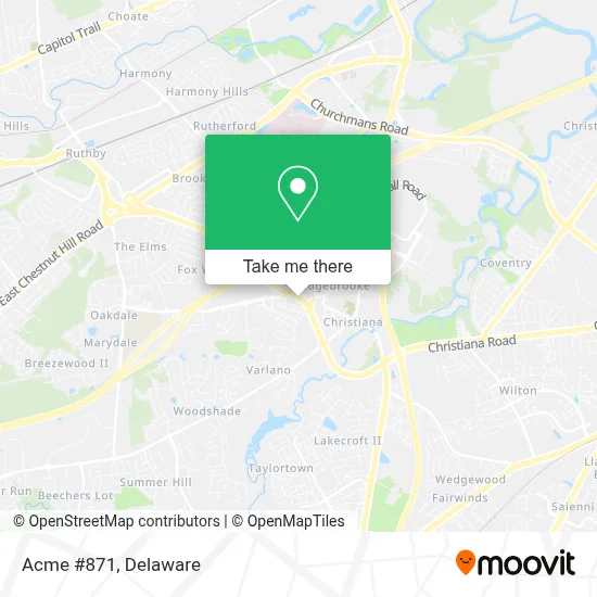 Acme #871 map
