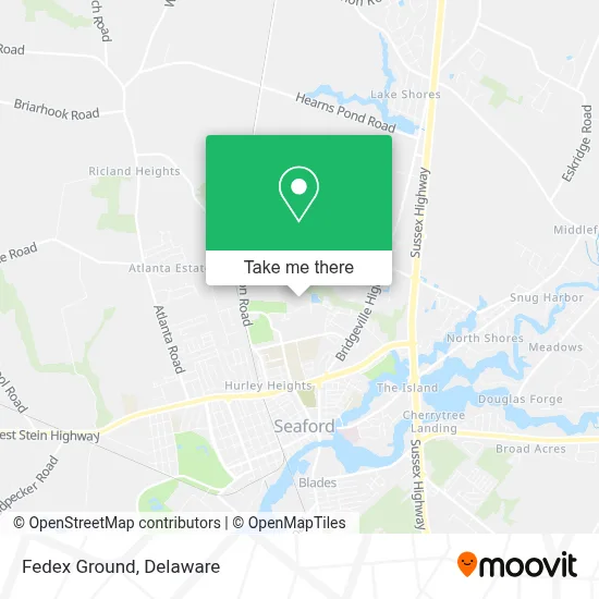 Fedex Ground map