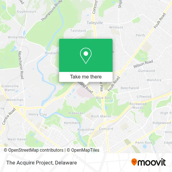 The Acquire Project map