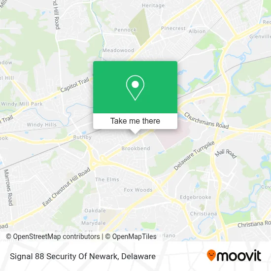 Signal 88 Security Of Newark map