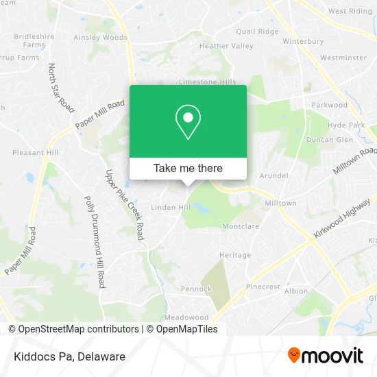 Kiddocs Pa map