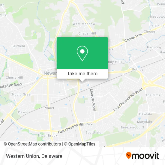 Western Union map