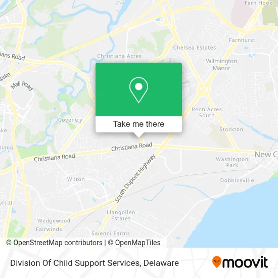 Division Of Child Support Services map