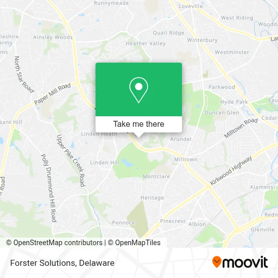 Forster Solutions map