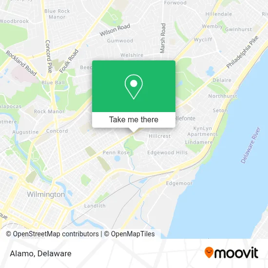 Alamo map
