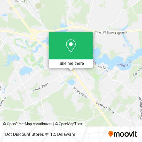 Dot Discount Stores #112 map