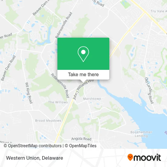 Western Union map