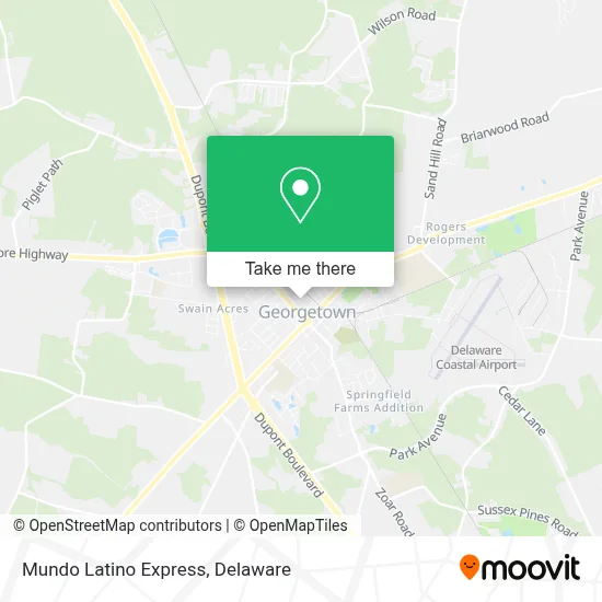 Mundo Latino Express map