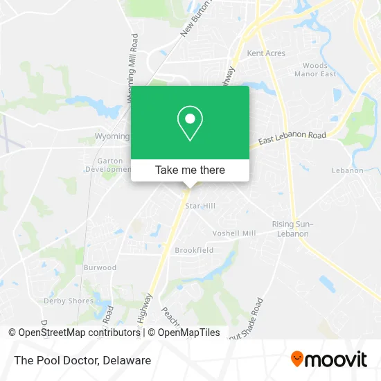 The Pool Doctor map