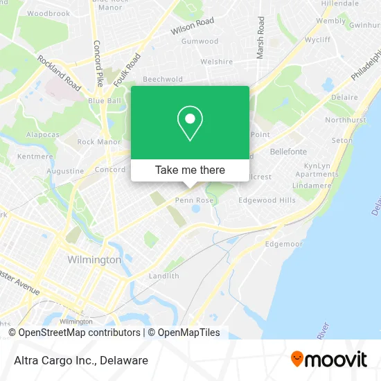 Altra Cargo Inc. map