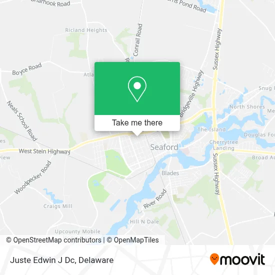 Juste Edwin J Dc map