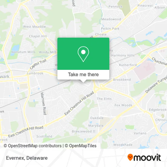 Evernex map