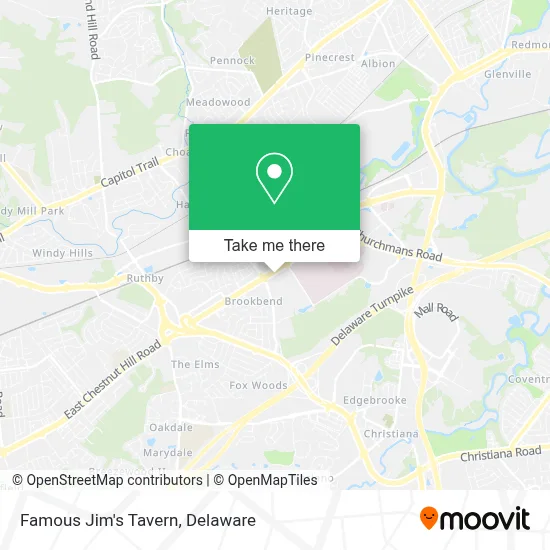 Famous Jim's Tavern map