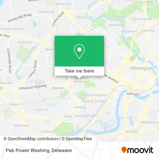 Pab Power Washing map