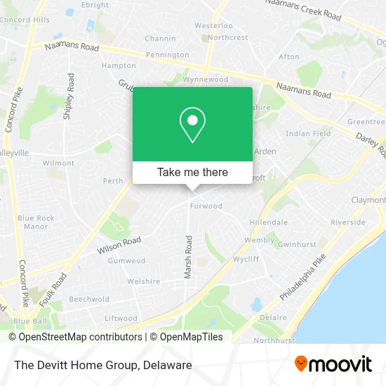 The Devitt Home Group map
