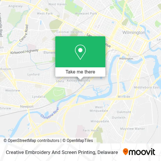 Creative Embroidery And Screen Printing map