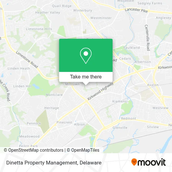 Dinetta Property Management map