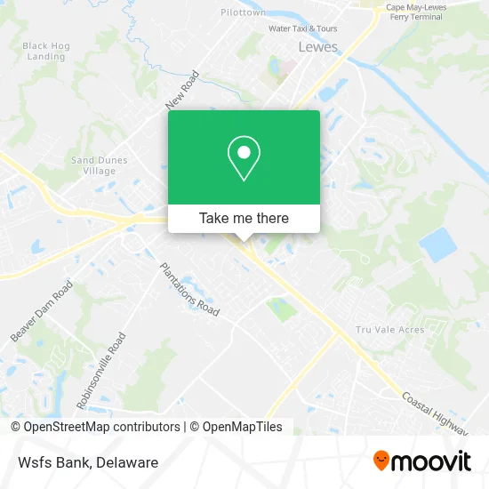 Wsfs Bank map