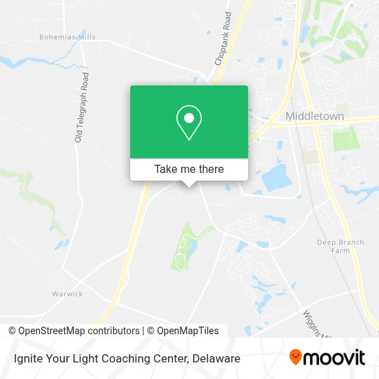 Ignite Your Light Coaching Center map