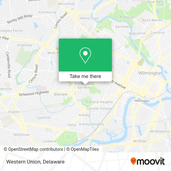 Western Union map