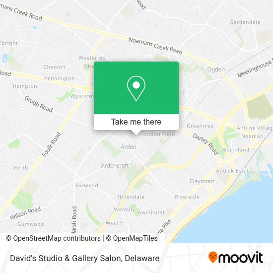 David's Studio & Gallery Salon map