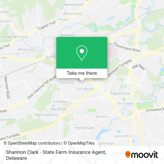 Shannon Clark - State Farm Insurance Agent map