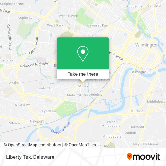 Liberty Tax map