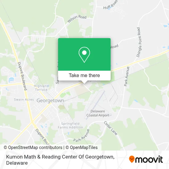 Kumon Math & Reading Center Of Georgetown map