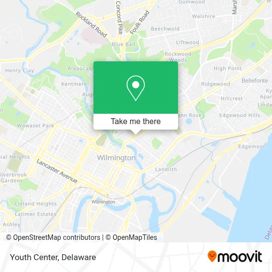 Youth Center map