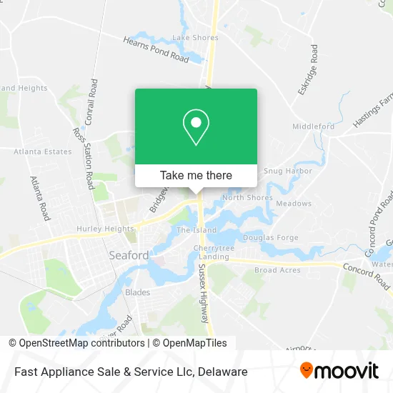 Fast Appliance Sale & Service Llc map