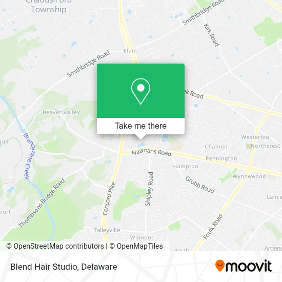 Blend Hair Studio map